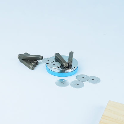 BESTNULE Metal Design Stamps Punch Stamping Tool, Hard Carbon Steel Tools to Stamp or Punch Metal, Jewelry, Clay, Leather, Wood (Flower 1)