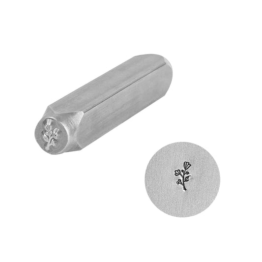 BESTNULE Metal Design Stamps Punch Stamping Tool, Hard Carbon Steel Tools to Stamp or Punch Metal, Jewelry, Clay, Leather, Wood (Flower 1)