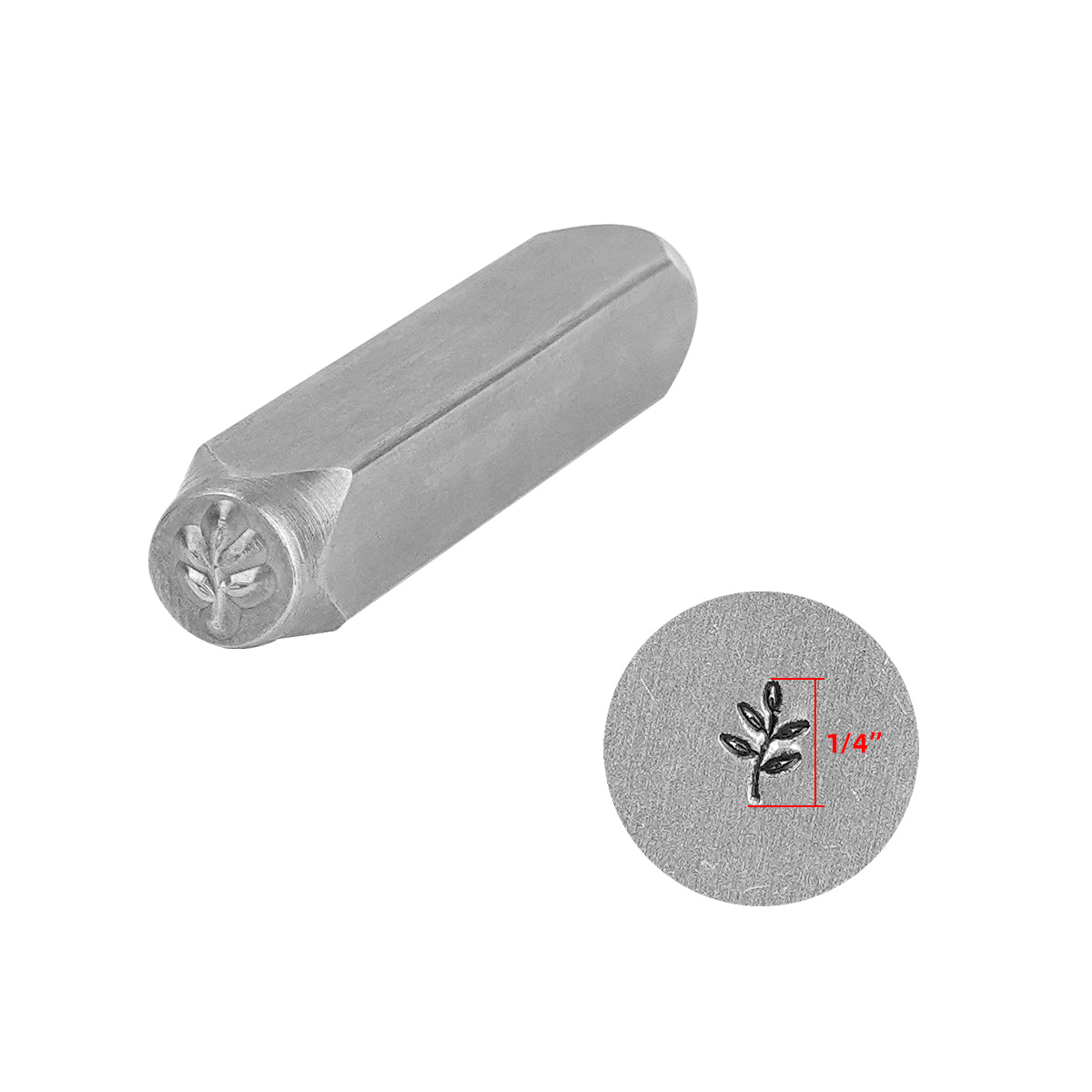 BESTNULE Metal Design Stamps Punch Stamping Tool, Hard Carbon Steel Tools to Stamp or Punch Metal, Jewelry, Clay, Leather, Wood (Flower 2)