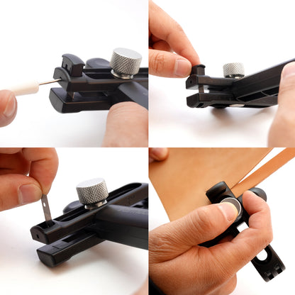 BESTNULE Leather Tools, Leather Strip and Strap Cutter, Leather Cutting Tool, Leather Cutter Adjustable