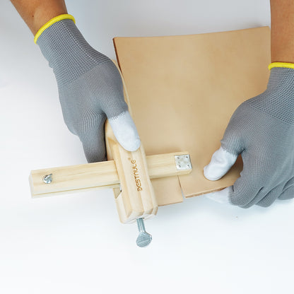 BESTNULE Leather Tools, Leather Strip and Strap Cutter, Leather Cutting Tool, Leather Cutter Adjustable with Blades