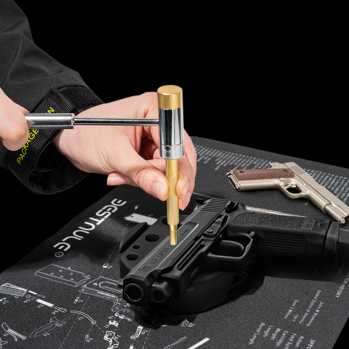 BESTNULE Bench Block Non-Slip Universal Gun Armorers Block,Made with Non Marring Materials